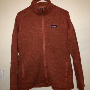 Patagonia Better Sweater Burnt Orange Zip-up